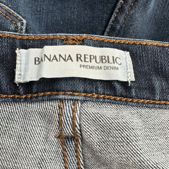 Banana Republic Low Rise Jeans 29 Skinny Ankle Denim Stretch 90% Cotton Spandex - Picture 2 of 11